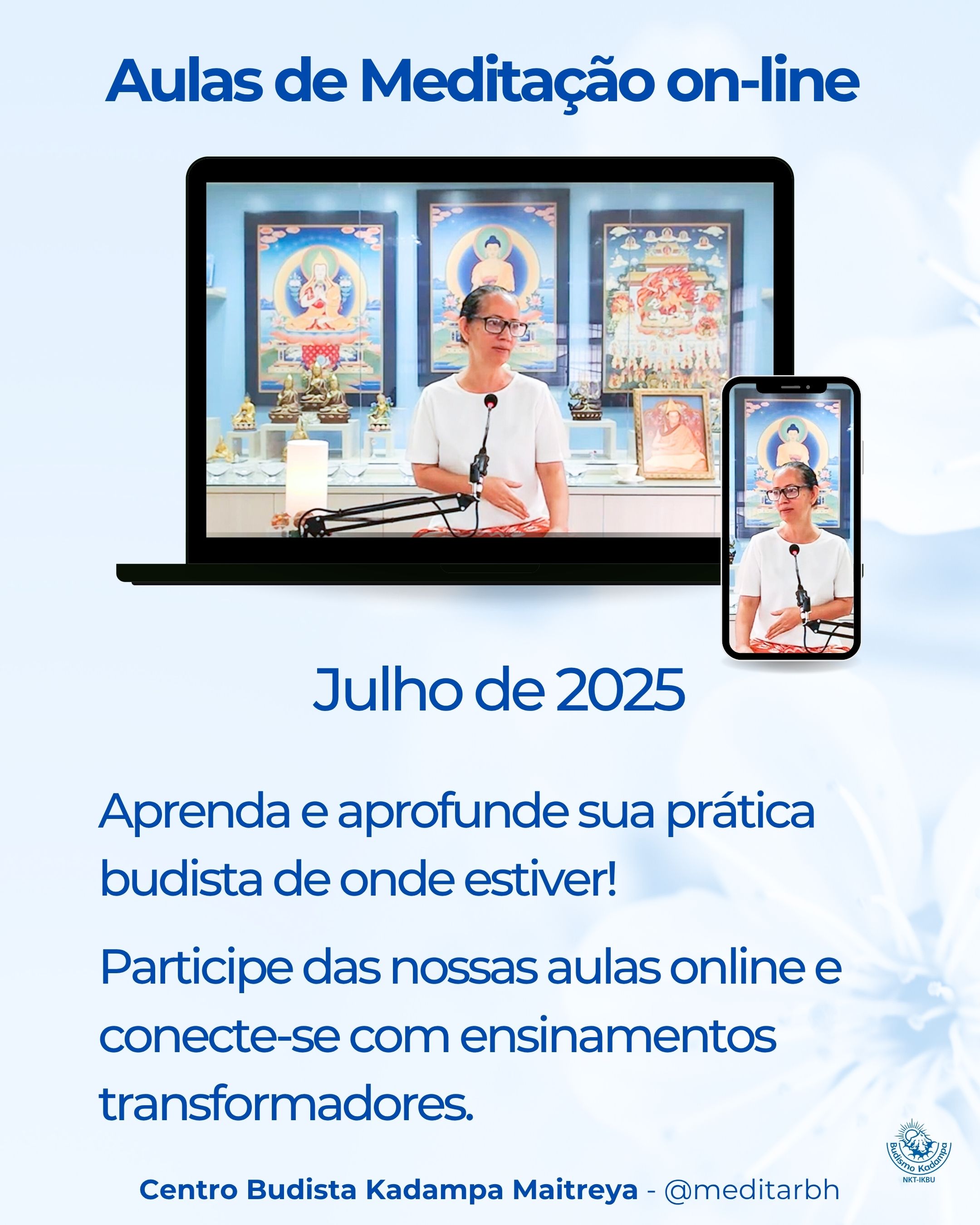 Aulas de Meditação - Online